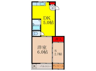 明田マンションの物件間取画像